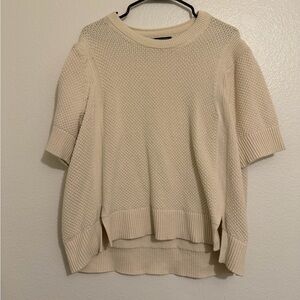 Banana Republic Ivory Knit Sweater